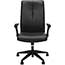 SuperSeats™ "Aviator" High-Back Executive Chair, Black SofThread Leather Thumbnail 5