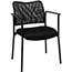 SuperSeats™ "Sidekick" Mesh Guest Side Chair, Black Fabric Thumbnail 1