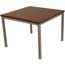 SuperSeats™ "High Roller" Lounge Collection Table, Corner, 24" x 24", Chestnut Thumbnail 1
