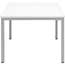 SuperSeats™ "High Roller" Lounge Collection Table, Corner, 24" x 24", White Thumbnail 2