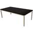 SuperSeats™ "High Roller" Lounge Collection Table, Coffee, 48" x 24", Black Thumbnail 1