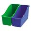 Storex Interlocking Book Bins, 4 3/4 x 12 5/8 x 7, 5 Color Set, Plastic Thumbnail 3