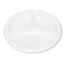 Tablemate Plastic Dinnerware, Compartment Plates, 9" dia, White, 125/Pack Thumbnail 1