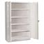 Tennsco Jumbo Steel Storage Cabinet, 48w x 24d x 78h, Light Gray Thumbnail 4