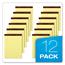 Ampad™ Gold Fibre Pads, 8 1/2 x 11 3/4, Canary, Narrow Ruled, 50 Sheets, Dozen Thumbnail 6