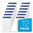 Ampad Recycled Writing Pads, Junior Legal Ruled, 5" x 8", White Paper, 50 Sheets/Pad, 12 Pads Thumbnail 6