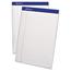 Ampad Perforated Writing Pad, Narrow Ruled, 8.5" x 11.75", White Paper, 50 Sheets/Pad, 12 Pads Thumbnail 1