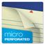Ampad™ Micro Perforated Pads, Legal Ruled, 8.5" x 11.75", Green Paper, 50 Sheets/Pad, 12 Pads Thumbnail 4