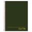 Ampad™ Gold Fibre Wirebound Writing Pad w/Cover, 9-1/2 x 7-1/4, White, Green Cover Thumbnail 1