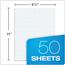 TOPS™ Cross Section Pads, 5 Squares, 8 1/2 x 11, White, 50 Sheets Thumbnail 3