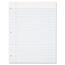 TOPS™ Filler Paper, 16 lb, College Rule, 3-Hole Punched, 8.5" x 11", White, 500 Sheets/Pack Thumbnail 3