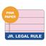 TOPS Prism Plus Colored Pads, Junior Legal Ruled, 5" x 8", Pink Paper, 50 Sheets/Pad, 12 Pads Thumbnail 2