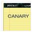 TOPS™ Docket Perforated Pads, Junior Legal Ruled, 5" x 8", Canary Yellow Paper, 50 Sheets/Pad, 12 Pads Thumbnail 7