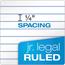 TOPS™ Docket Ruled Perforated Pads, Legal/Wide, 5 x 8, White, 50 Sheets, Dozen Thumbnail 6