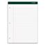 TOPS™ Double Docket Ruled Pads, 8 1/2 x 11 3/4, White, 100 Sheets, 6 Pads/Pack Thumbnail 1