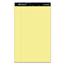 TOPS™ Docket Ruled Perforated Pads, 8 1/2 x 14, Canary, 50 Sheets, Dozen Thumbnail 1