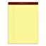 TOPS Docket Perforated Pads, Legal Ruled, 8.5" x 11.75", Canary Yellow Paper, 50 Sheets/Pad, 12 Pads/Pack Thumbnail 1