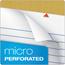TOPS™ Perforated Pads, Wide Ruled, 8.5" x 11.75", White Paper, 12 Pads Thumbnail 5