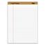 TOPS™ Perforated Pads, Wide Ruled, 8.5" x 11.75", White Paper, 12 Pads Thumbnail 1