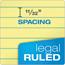 TOPS™ Pad Perforated Pads, Legal Ruled, 8.5" x 11.75", Canary Yellow Paper, 50 Sheets/Pad, 12 Pads Thumbnail 2