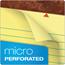 TOPS Perforated Pad, Wide Ruled, 8.5" x 14", Canary Yellow Paper, 50 Sheets/Pad, 12 Pads Thumbnail 5
