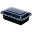 Chef's Supply 24 oz. ReCTangular Food Container and Lid, 7" x 5" x 2", 150/CT Thumbnail 1