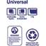 Tork Universal Masterfold Dispenser Napkin, 1-Ply, 13" x 12", White, 6000/CT Thumbnail 8
