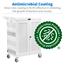 Tripp Lite Safe-IT Multi-Device UV Charging Cart, Hospital-Grade, 32 AC Outlets, Antimicrobial, White Thumbnail 18