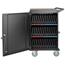 Tripp Lite  42-Port AC Charging Cart Storage Station Chromebook Laptop Tablet, 3 Shelf, 26" W x 28.8" d x 43.1" H, Steel Frame, Black Thumbnail 5