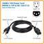 Tripp Lite 10' Computer Power Cord Cable 5-15P to C13 10A 18AWG Thumbnail 8