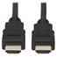 Tripp Lite High-Speed HDMI Cable, Digital Video with Audio, UHD 4K , 10 ft, Black Thumbnail 1