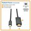 Tripp Lite DisplayPort Cable, HDMI, Black Thumbnail 3