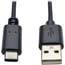 Tripp Lite USB 2.0 Hi-Speed Cable, USB Type-A Male to USB Type-C (USB-C) Male, 3-ft. Thumbnail 1