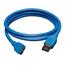 Tripp Lite USB 3.0 Device Cable, A/BMicro, 3 ft., Blue Thumbnail 2