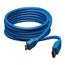 Tripp Lite USB 3.0 Device Cable, A/BMicro, 6 ft., Blue Thumbnail 2
