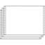 Alliance Imaging Products Blank Computer Paper, 20 lb, 14.88" x 11", White, 2400 Sheets/Carton Thumbnail 1