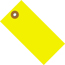 W.B. Mason Co. Tyvek Shipping Tags, 4 3/4" x 2 3/8", Yellow, 100/CS Thumbnail 1