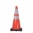 UAT Traffic Cone with 3M Reflective Collars, 28", 7 lb., Orange Thumbnail 1