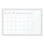 U Brands Magnetic Dry Erase Calendar with Decor Frame, 30" x 20", White Surface and Frame Thumbnail 1