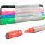 U Brands Bullet Tip Low-Odor Liquid Glass Markers with Erasers, Broad Bullet Tip, Assorted Colors, 12/Pack Thumbnail 3