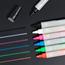 U Brands Bullet Tip Low-Odor Liquid Glass Markers with Erasers, Broad Bullet Tip, Assorted Colors, 12/Pack Thumbnail 4
