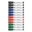 U Brands Chisel Tip Low-Odor Dry Erase Markers with Erasers, Broad Chisel Tip, Assorted Colors, 12/Pack Thumbnail 1