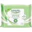Simple® Cleansing Facial Wipes, 25 wipes per pack, 6 Packs/Carton Thumbnail 1