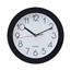 Universal Bold Round Wall Clock, 9.75" Overall Diameter, Black Case, 1 AA (sold separately) Thumbnail 1