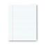 Universal Glue Top Pads, Wide Ruled, 8.5" x 11" Sheets, White Paper, 50 Sheets/Pad, 12 Pads Thumbnail 1