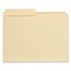 Universal Top Tab File Folders, 1/2-Cut Tabs: Assorted, Letter Size, 0.75" Expansion, Manila, 100/Box Thumbnail 1