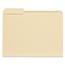 Universal Top Tab File Folders, 1/3-Cut Tabs: Assorted, Letter Size, 0.75" Expansion, Manila, 100/Box Thumbnail 1