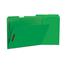Universal Deluxe Reinforced Top Tab Fastener Folders, 2 Fasteners, Letter Size, Green Exterior, 50/Box Thumbnail 1