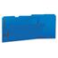 Universal Deluxe Reinforced Top Tab Fastener Folders, 2 Fasteners, Legal Size, Blue Exterior, 50/Box Thumbnail 1