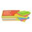 Universal Self-Stick Note Pads, 3" x 3", Assorted Neon Colors, 100 Sheets/Pad, 12 Pads/Pack Thumbnail 1